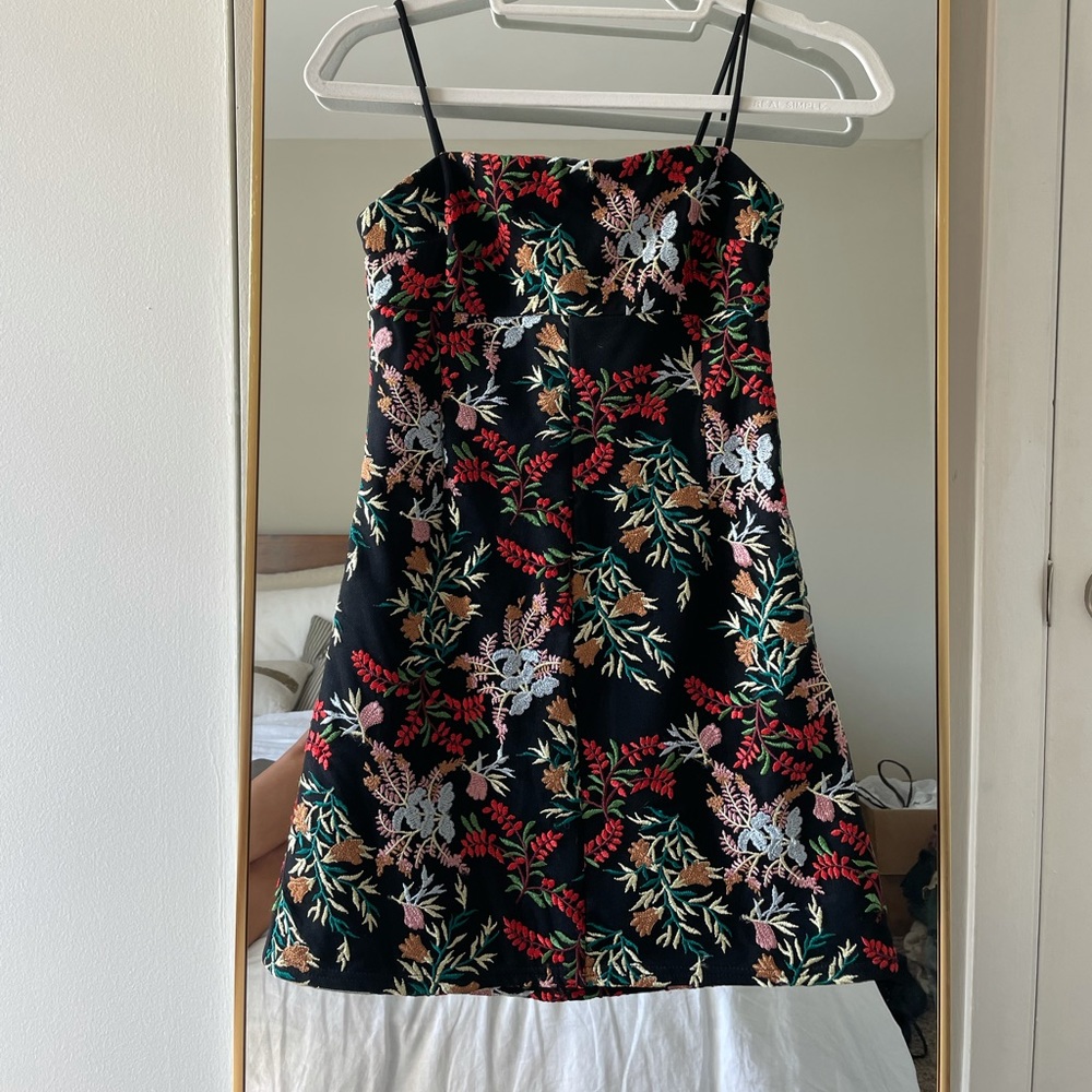 Urban Outfitters embroidered mini
